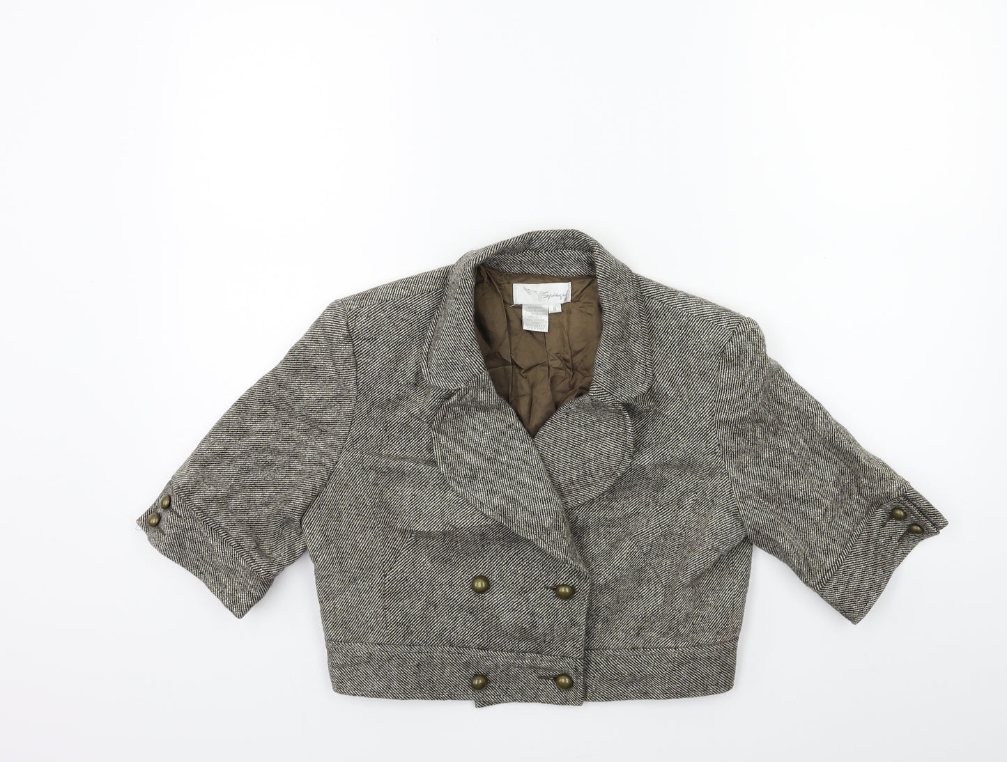 Spiegel Womens Brown   Jacket Coat Size 8
