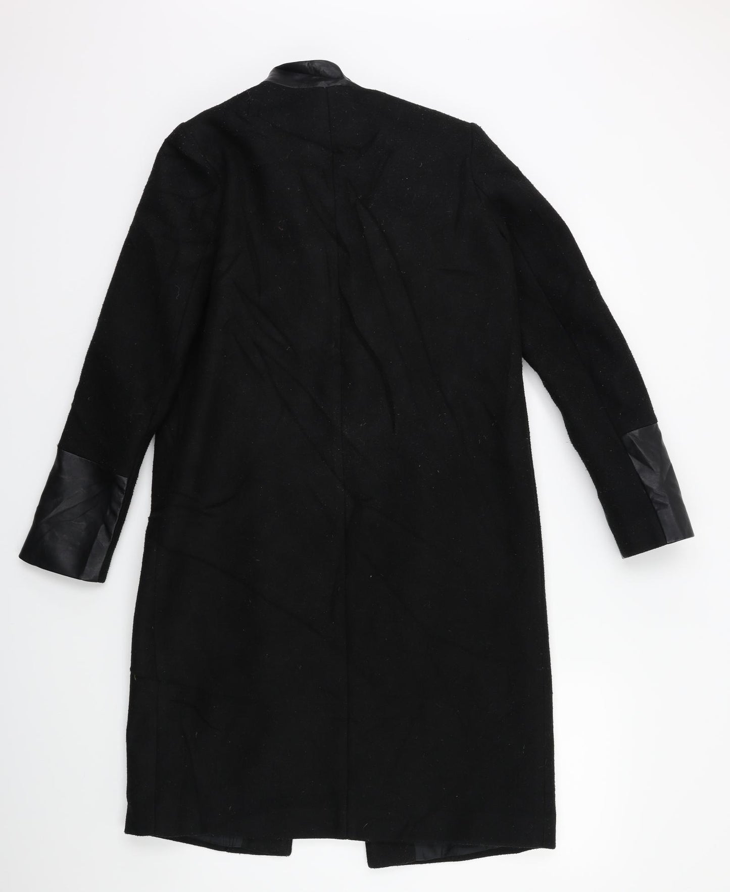 River Island Womens Black   Overcoat Coat Size 6