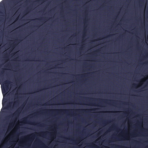 Preworn Mens Blue   Jacket Suit Jacket Size 36