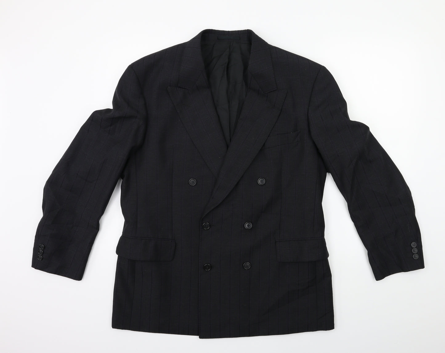 Odermark Mens Black   Jacket Suit Jacket Size 40