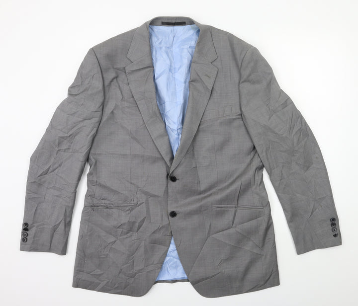 Marks and Spencer Mens Grey   Jacket Suit Jacket Size 42