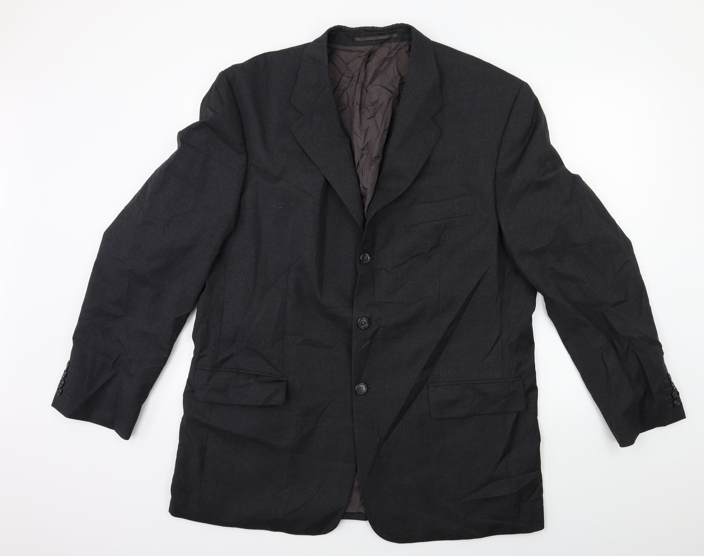 Baumer Mens Grey   Jacket Suit Jacket Size 42