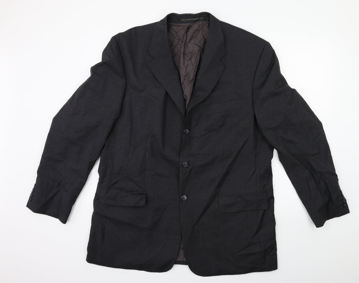 Baumer Mens Grey   Jacket Suit Jacket Size 42