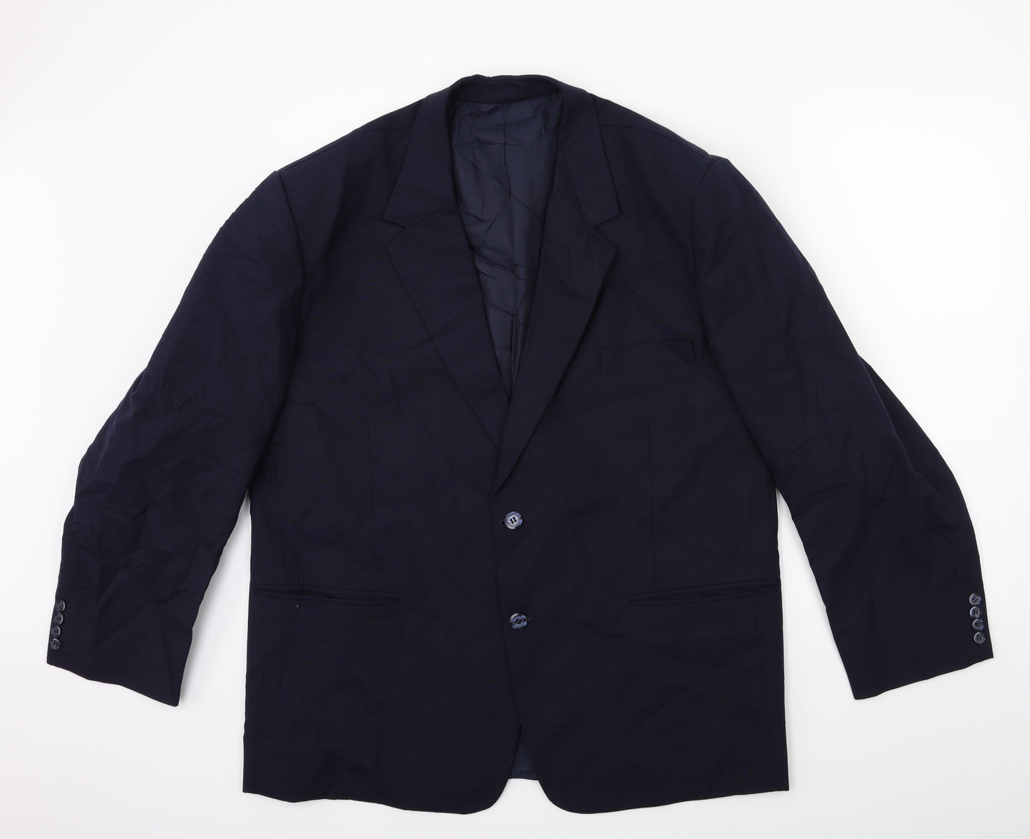 Preworn Mens Blue   Jacket Suit Jacket Size 42