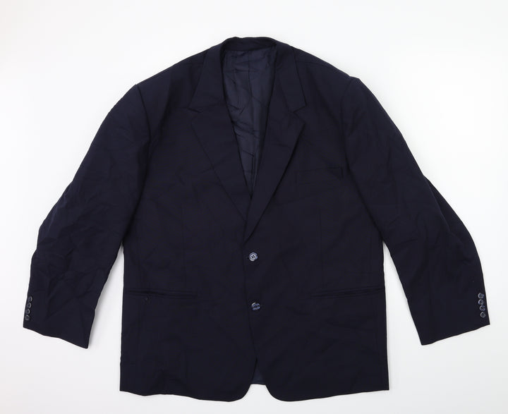 Preworn Mens Blue   Jacket Suit Jacket Size 42