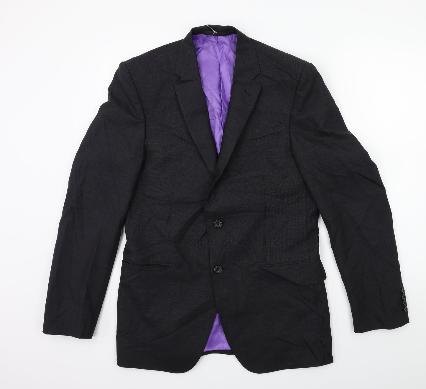 Marks and Spencer Mens Black   Jacket Suit Jacket Size 38