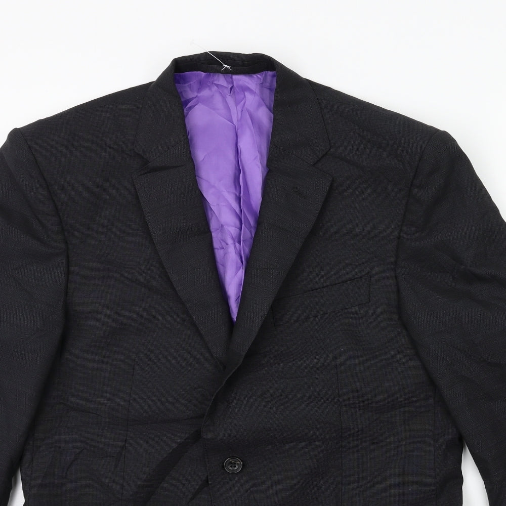 Marks and Spencer Mens Black   Jacket Suit Jacket Size 38
