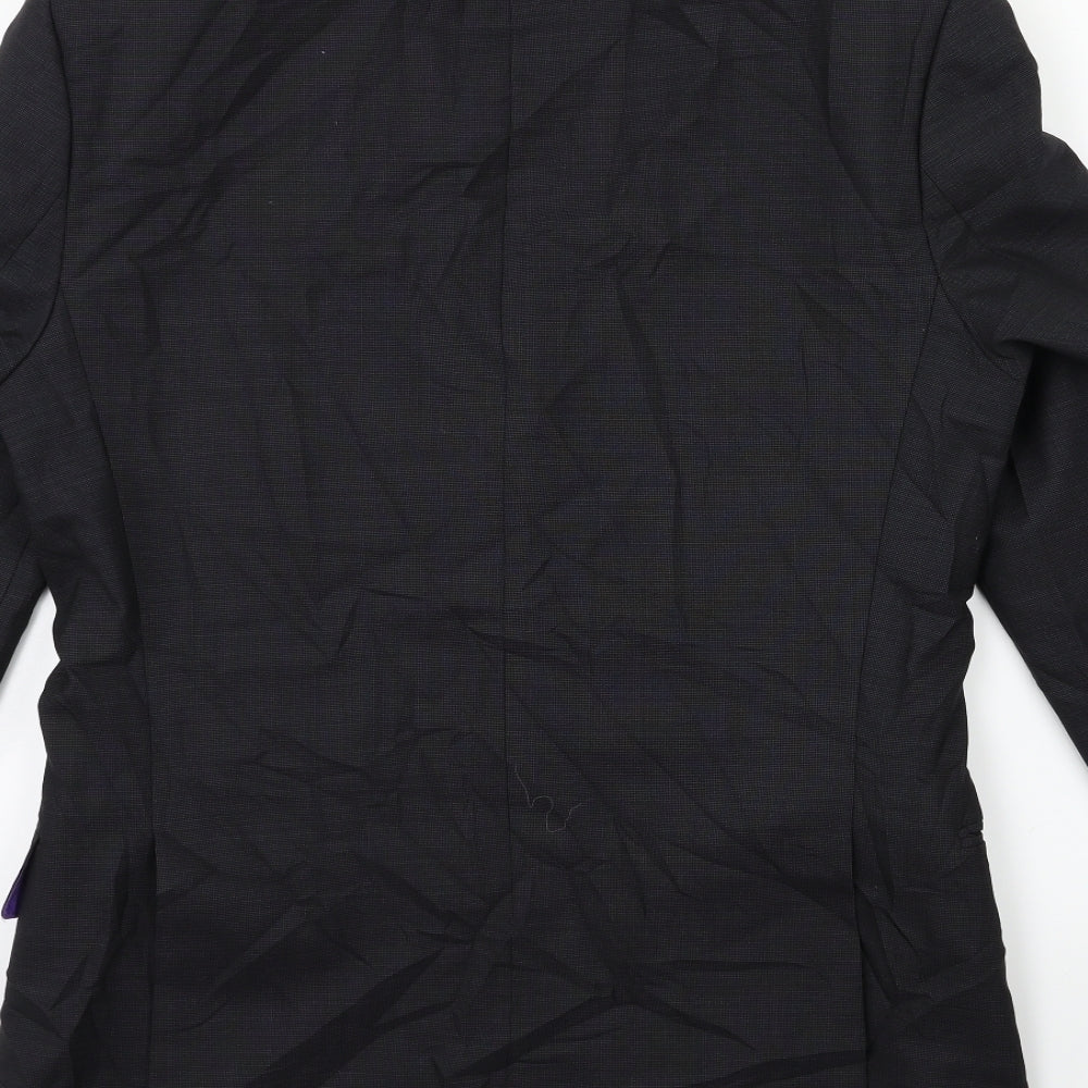 Marks and Spencer Mens Black   Jacket Suit Jacket Size 38