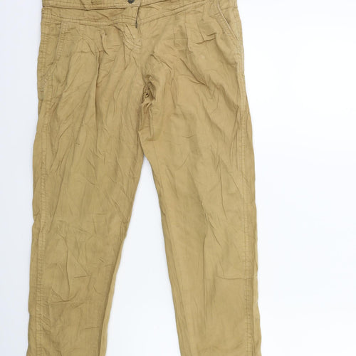 Promod Womens Brown   Trousers  Size 28 in L27 in