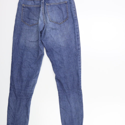 H&M Womens Blue  Denim Skinny Jeans Size 6 L29 in