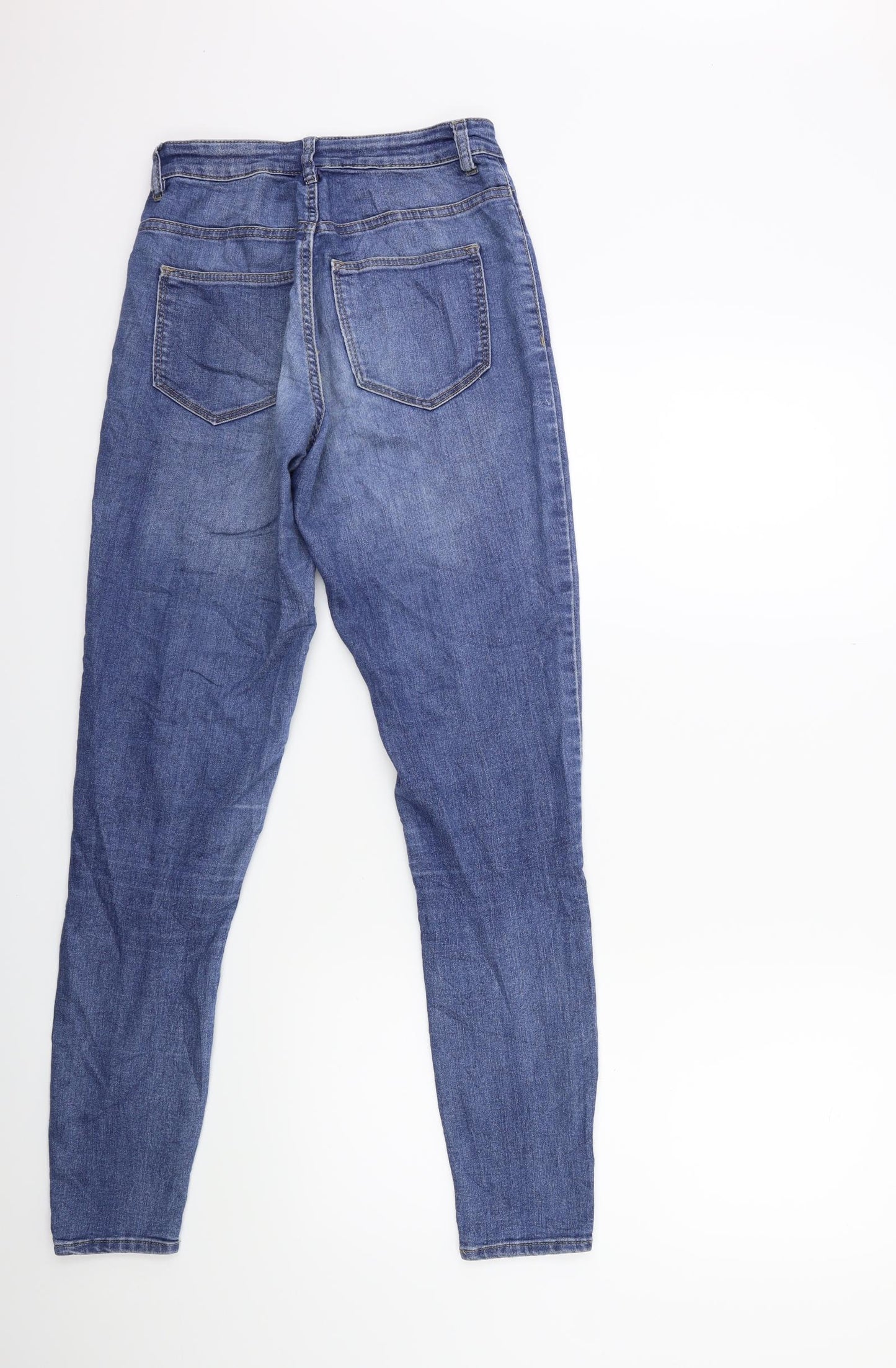 H&M Womens Blue  Denim Skinny Jeans Size 6 L29 in