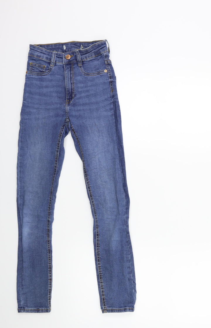 Gina Tricot Womens Blue  Denim Skinny Jeans Size 23 in L25 in