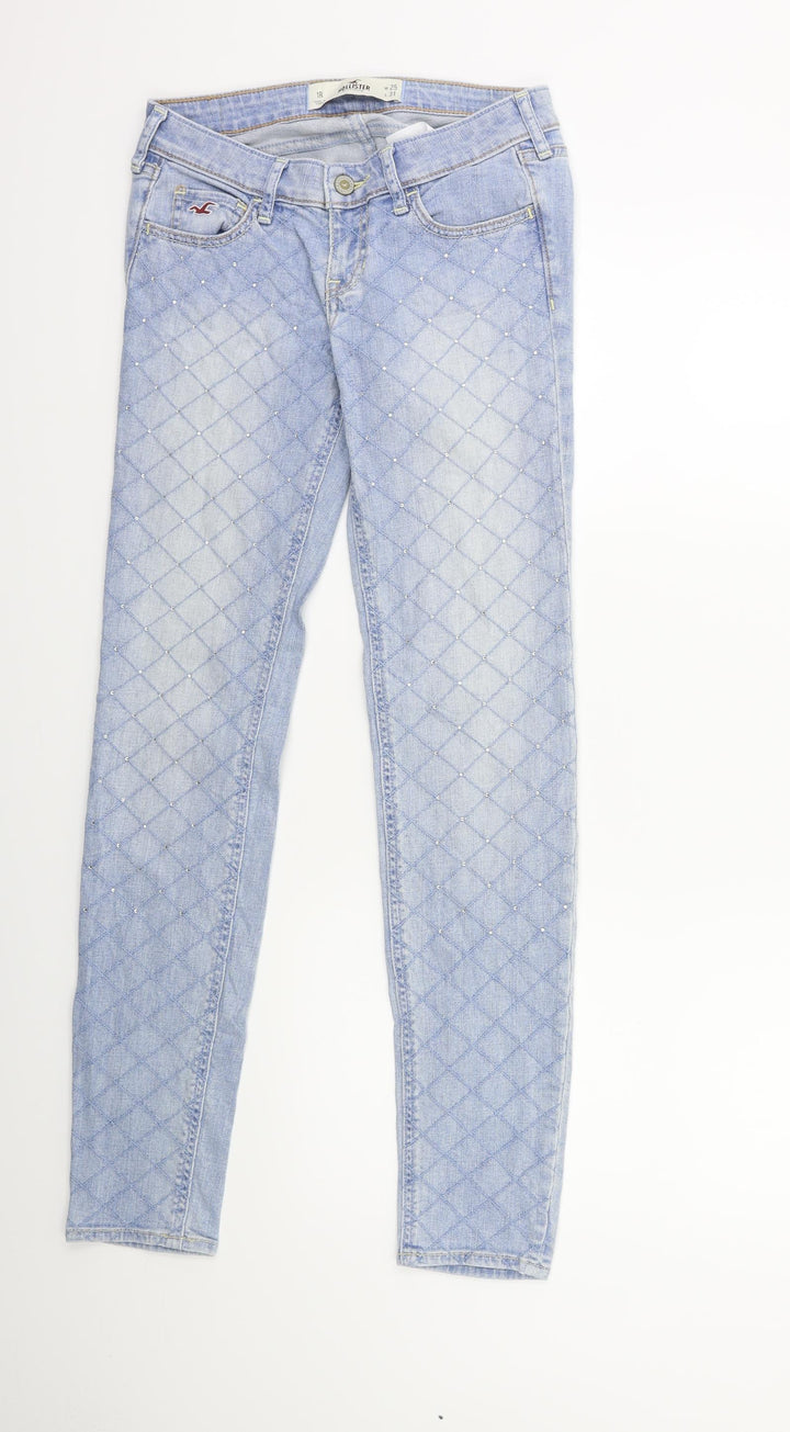 Hollister Womens Blue Denim Jeans Size 25 in L31 in
