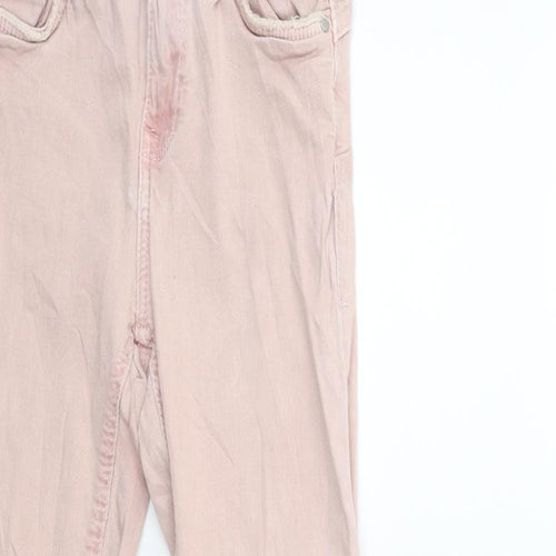 Bershka Womens Pink  Denim Skinny Jeans Size 6 L30 in
