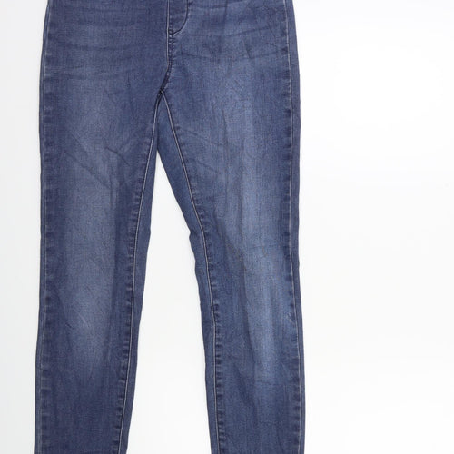 HOUSE OF LOLA Womens Blue  Denim Jegging Jeans Size S L30 in