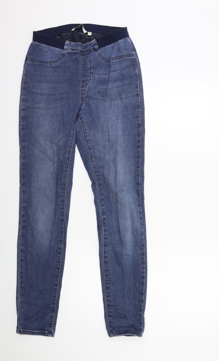 HOUSE OF LOLA Womens Blue  Denim Jegging Jeans Size S L30 in