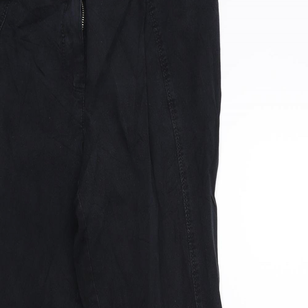 Olivia Womens Black  Denim Skinny Jeans Size 16 L30 in