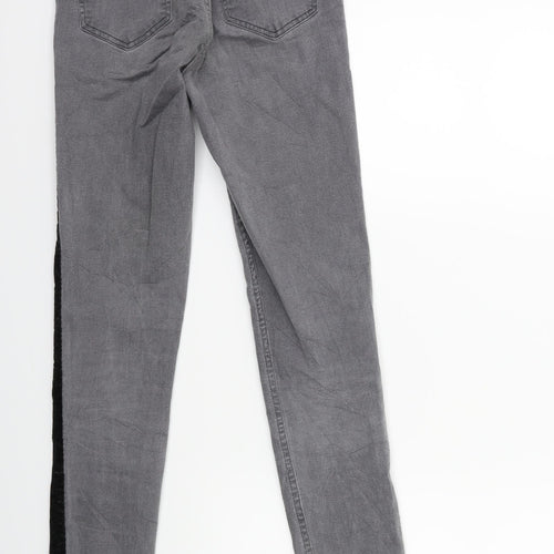 H&M Womens Grey  Denim Skinny Jeans Size 6 L30 in