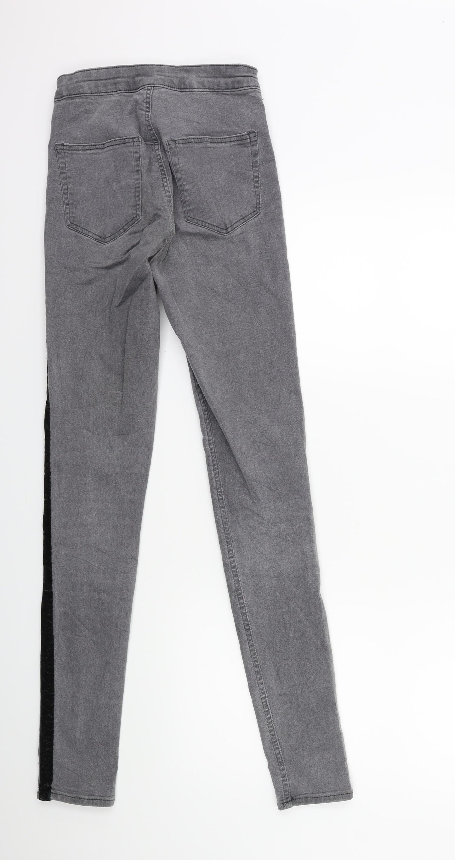 H&M Womens Grey  Denim Skinny Jeans Size 6 L30 in