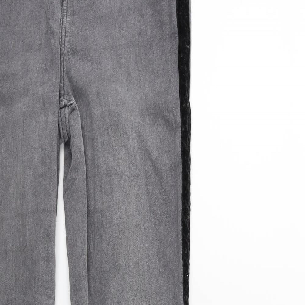 H&M Womens Grey  Denim Skinny Jeans Size 6 L30 in