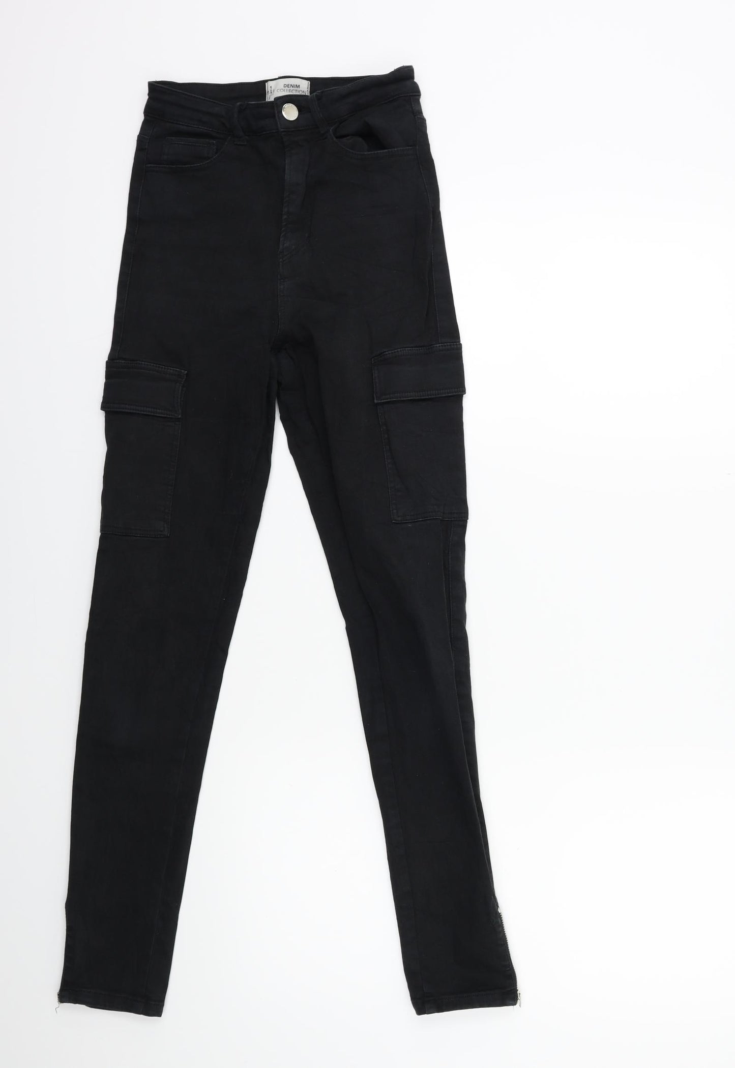 TALLY WEiJL Womens Black  Denim Skinny Jeans Size 4 L30 in