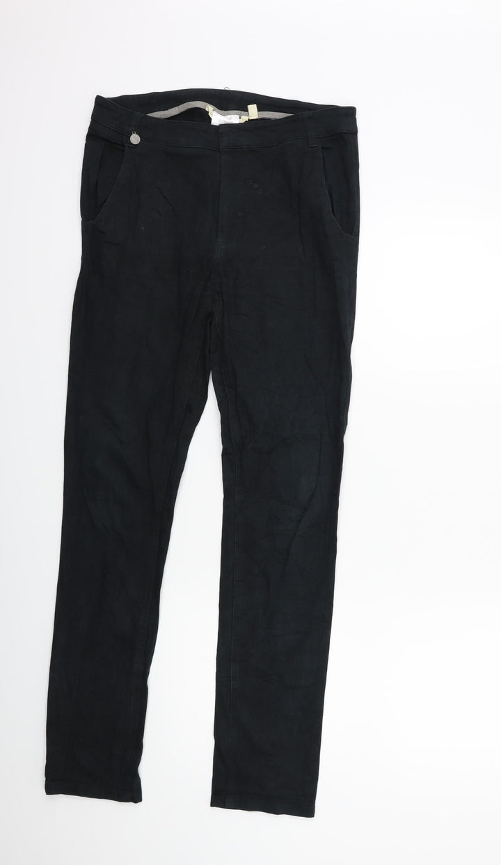 HOUSE OF LOLA Womens Black Denim Skinny Jeans Size XS L30 in