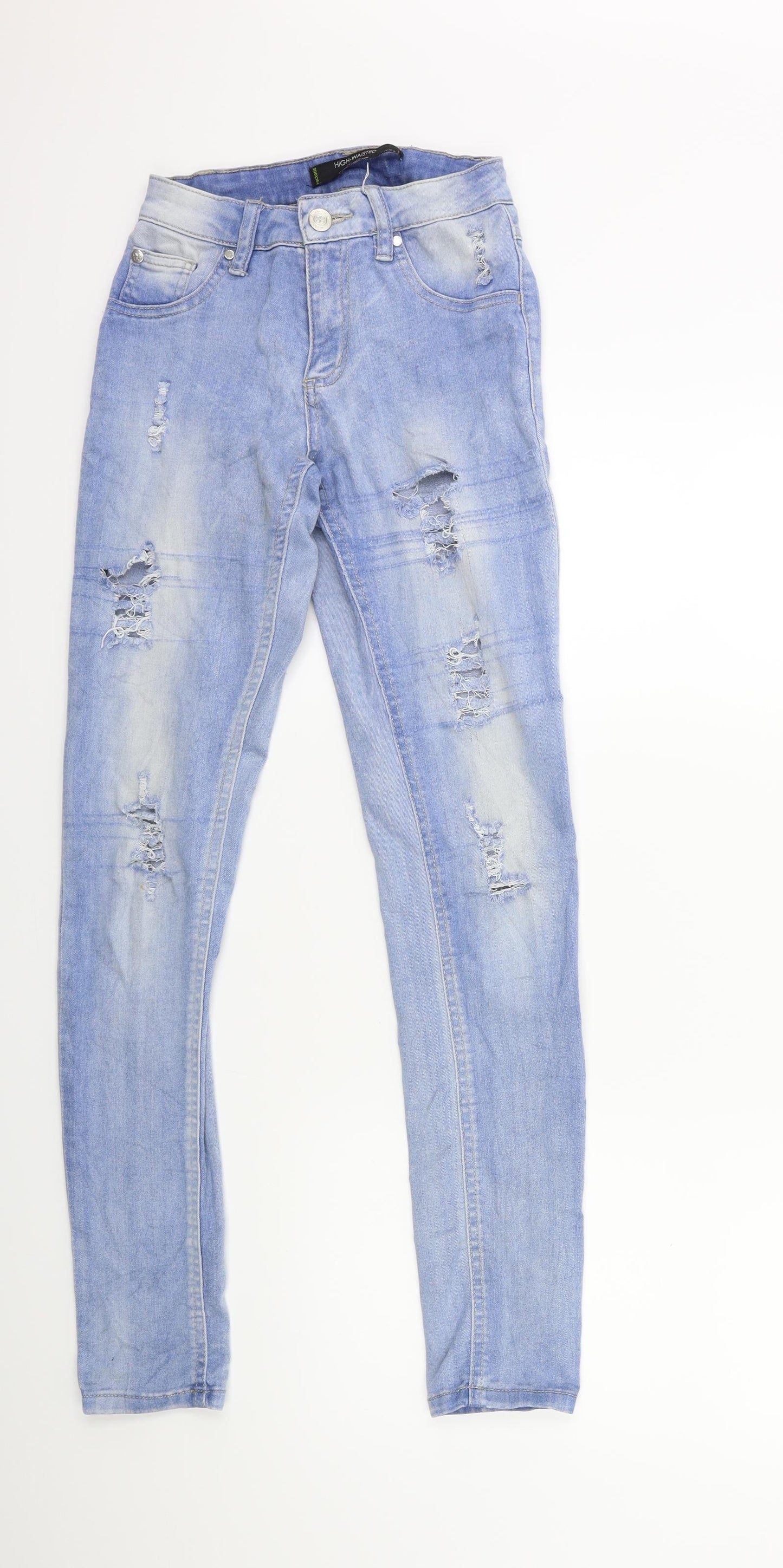 FACTORIE Womens Blue  Denim Skinny Jeans Size 23 in L29 in