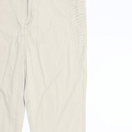 Denim & Co. Womens Beige  Denim Skinny Jeans Size 10 L31 in