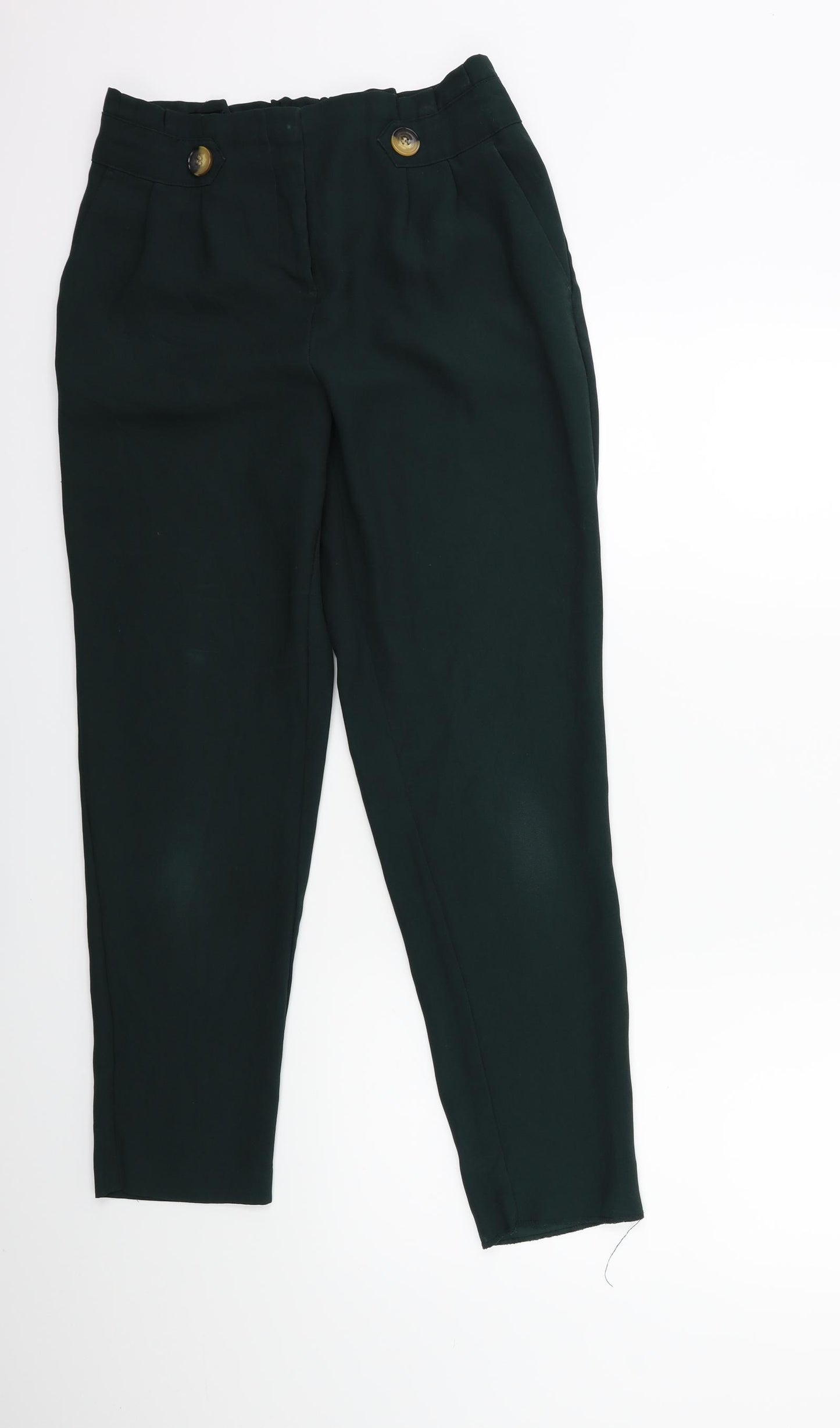 F&F Womens Green   Trousers  Size 8 L25 in
