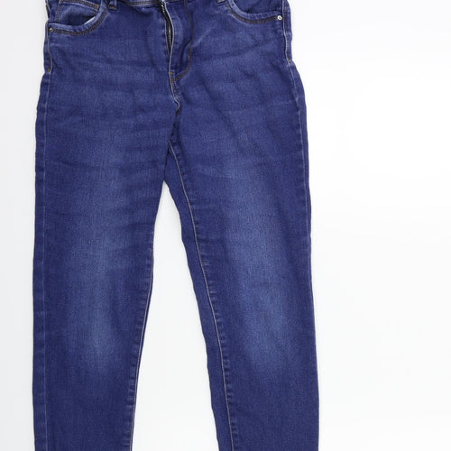 Denim & Co. Womens Black  Denim Skinny Jeans Size 12 L27 in