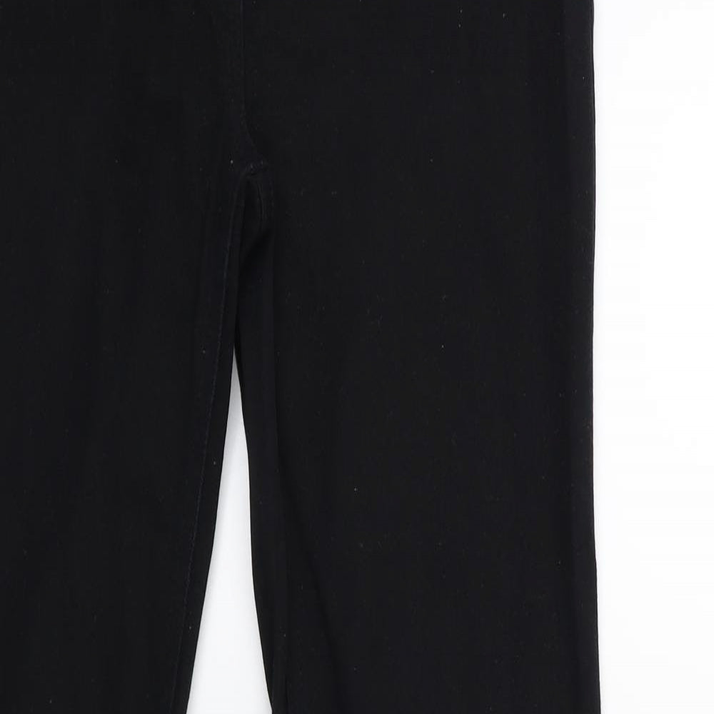 NEXT Womens Black  Denim Straight Jeans Size 12 L30 in