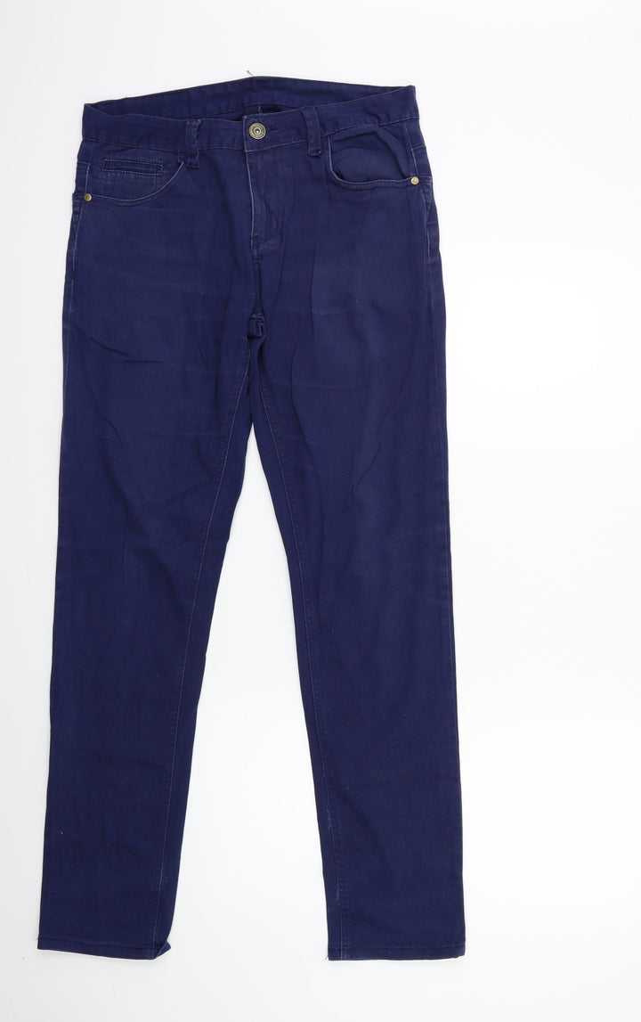 Loyalty Womens Blue Denim Skinny Jeans Size 32 in L31 in