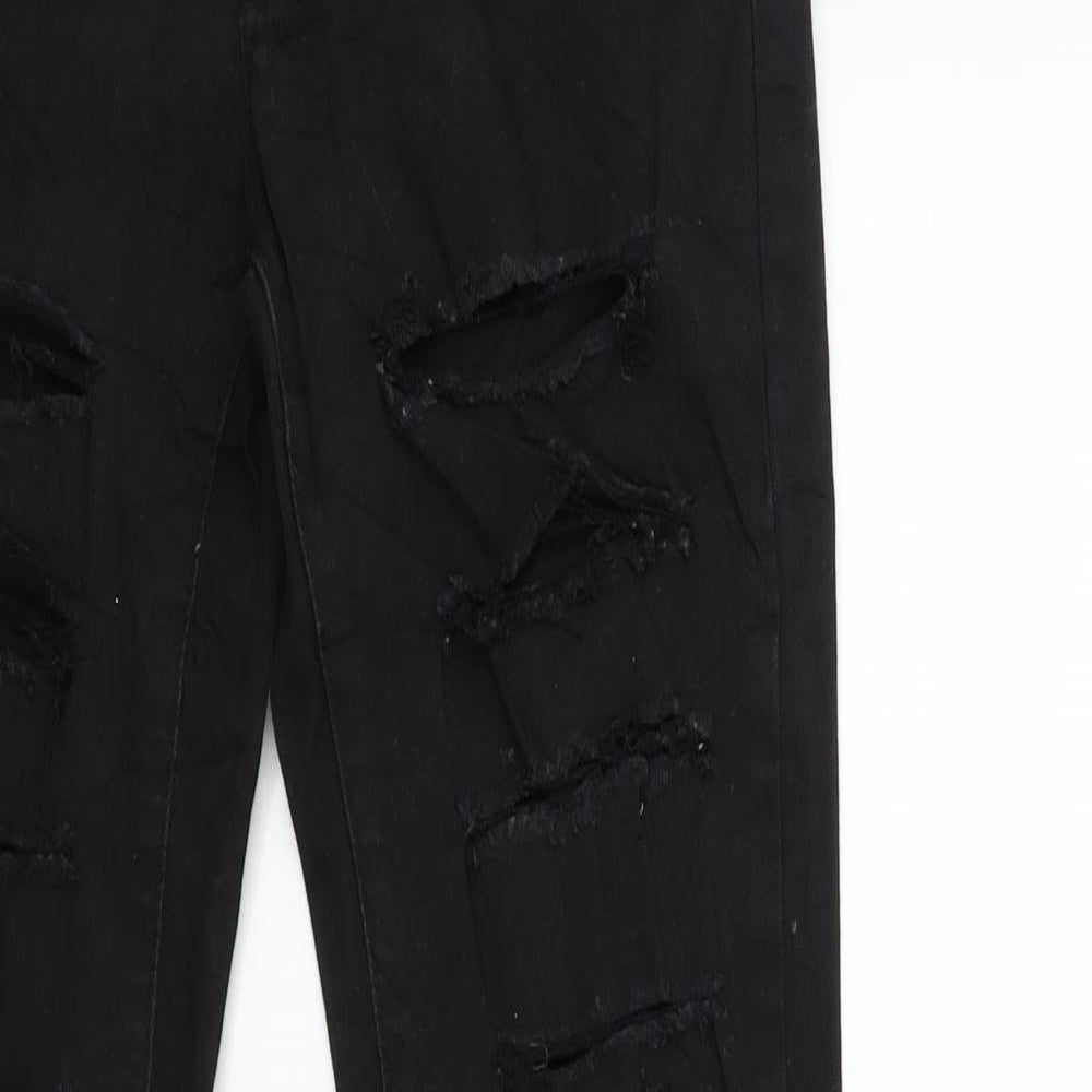 Miss RJ Womens Black  Denim Skinny Jeans Size 6 L28 in