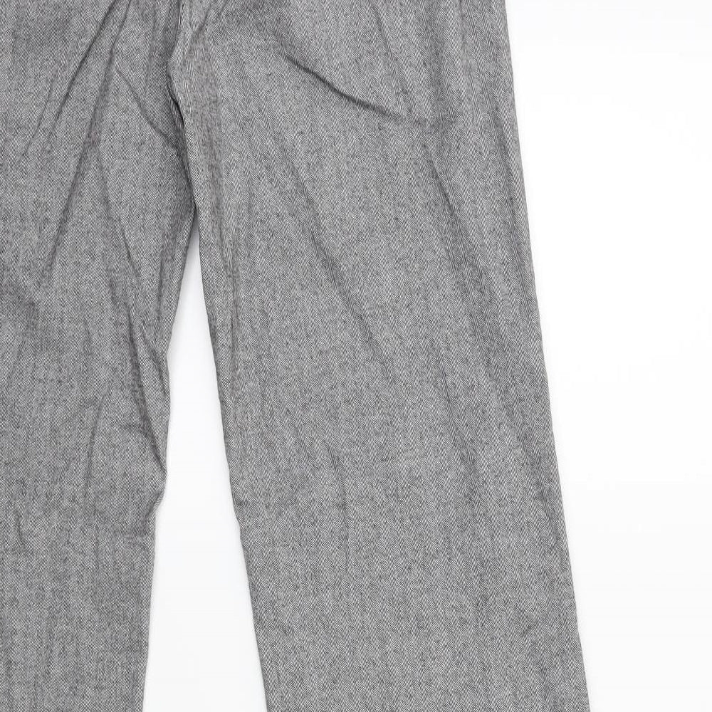 Et Vous Womens Grey   Trousers  Size 10 L31 in
