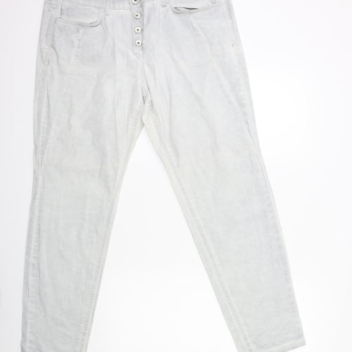 Triangle Womens Grey  Denim Skinny Jeans Size 36 in L30 in