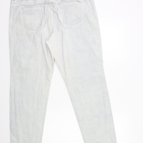 Triangle Womens Grey  Denim Skinny Jeans Size 36 in L30 in