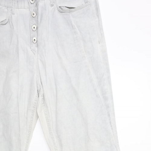 Triangle Womens Grey  Denim Skinny Jeans Size 36 in L30 in