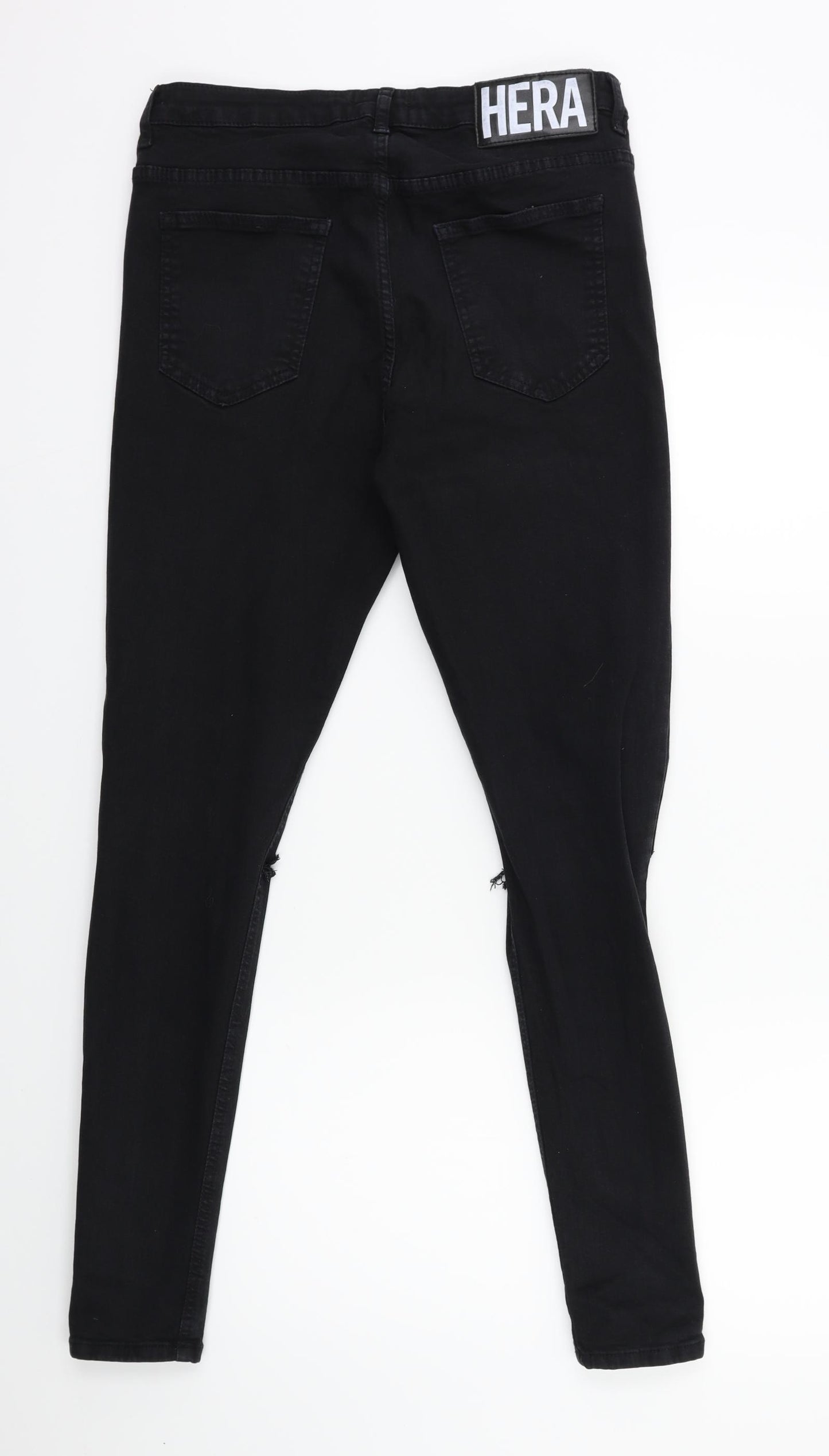 Hera Mens Black  Denim Skinny Jeans Size 34 in L27 in