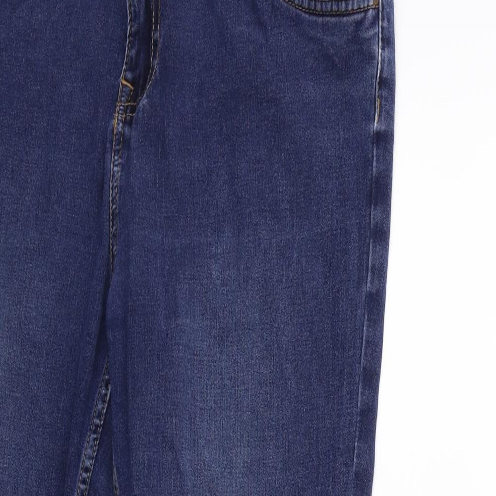 New Look Womens Blue  Denim Skinny Jeans Size 14 L27 in