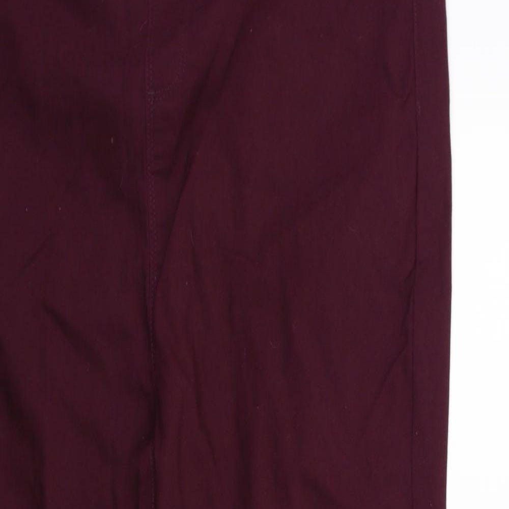 Peacocks Womens Purple  Denim Jegging Jeans Size 18 L29 in