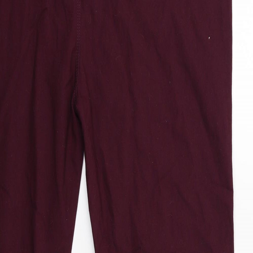 Peacocks Womens Purple  Denim Jegging Jeans Size 18 L29 in