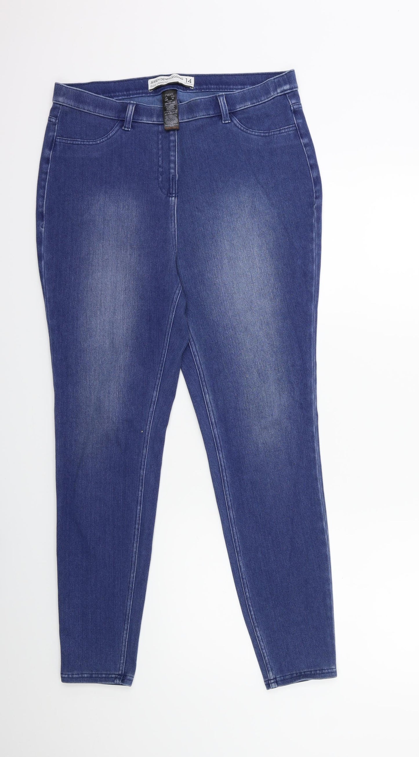 NEXT Womens Blue  Denim Jegging Jeans Size 14 L28 in
