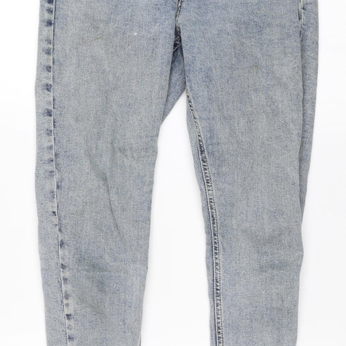 Topshop Womens Blue  Denim Skinny Jeans Size 28 in L30 in - Jamie Jeans