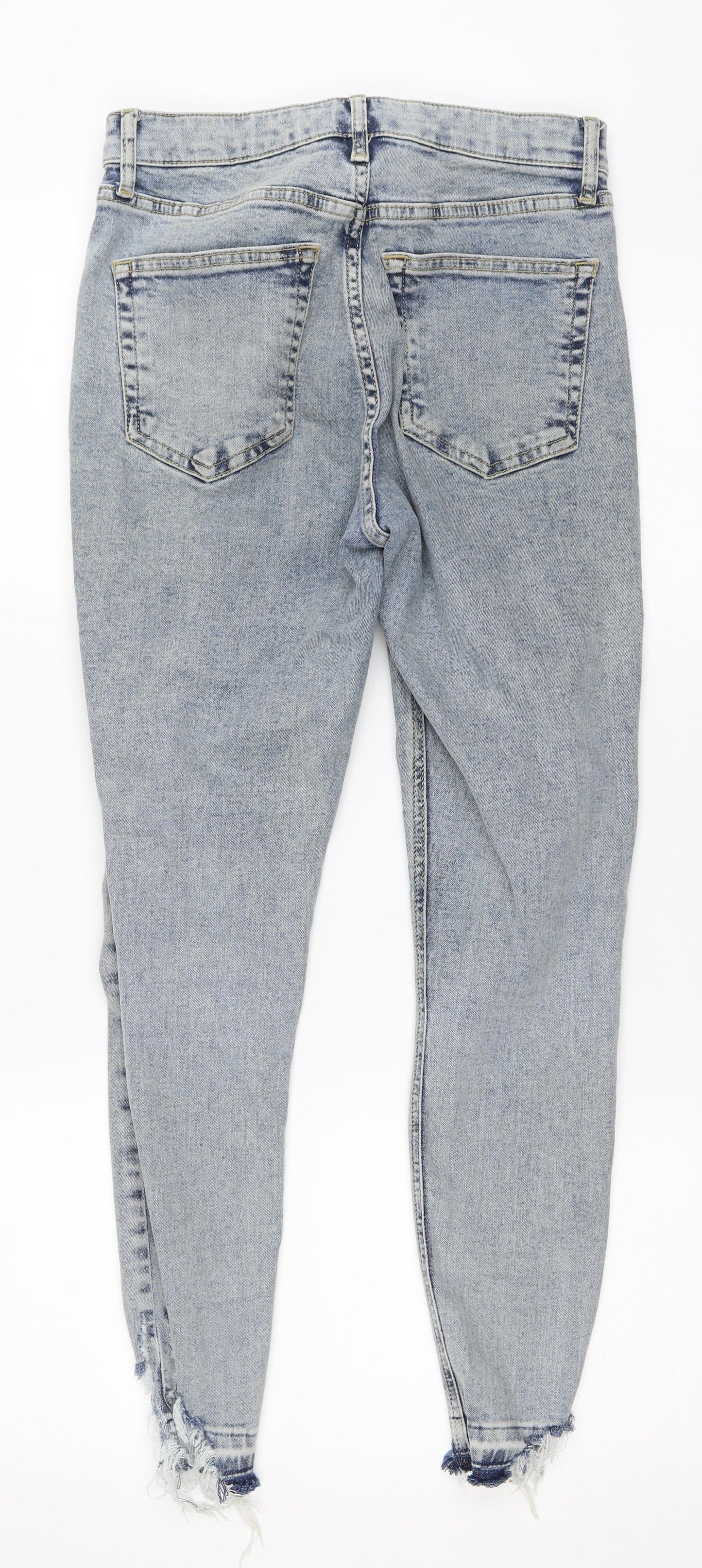 Topshop Womens Blue  Denim Skinny Jeans Size 28 in L30 in - Jamie Jeans