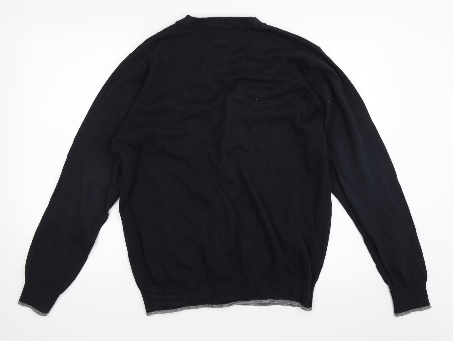 Blue Harbour Mens Blue   Cardigan Jumper Size L