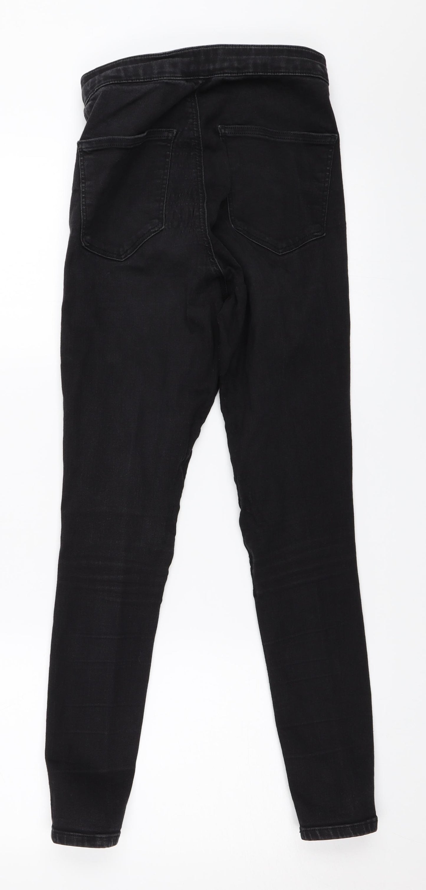 Topshop Womens Black  Denim Skinny Jeans Size 28 in L30 in - Joni jeans