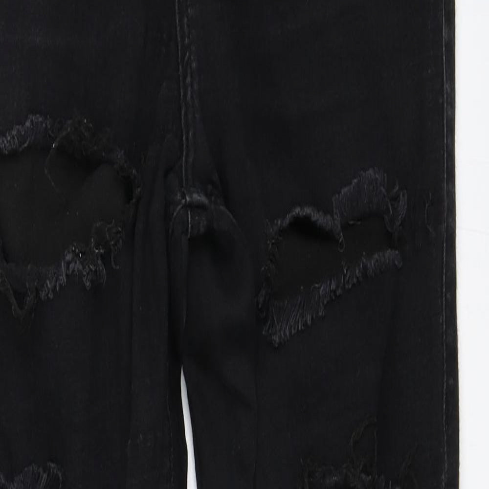 Topshop Womens Black  Denim Skinny Jeans Size 28 in L30 in - Joni jeans
