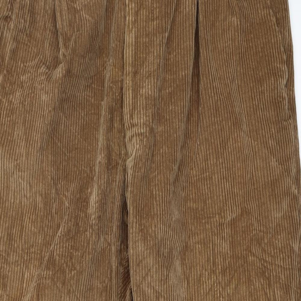 Marks and Spencer Mens Beige  Corduroy Trousers  Size 34 in L25 in