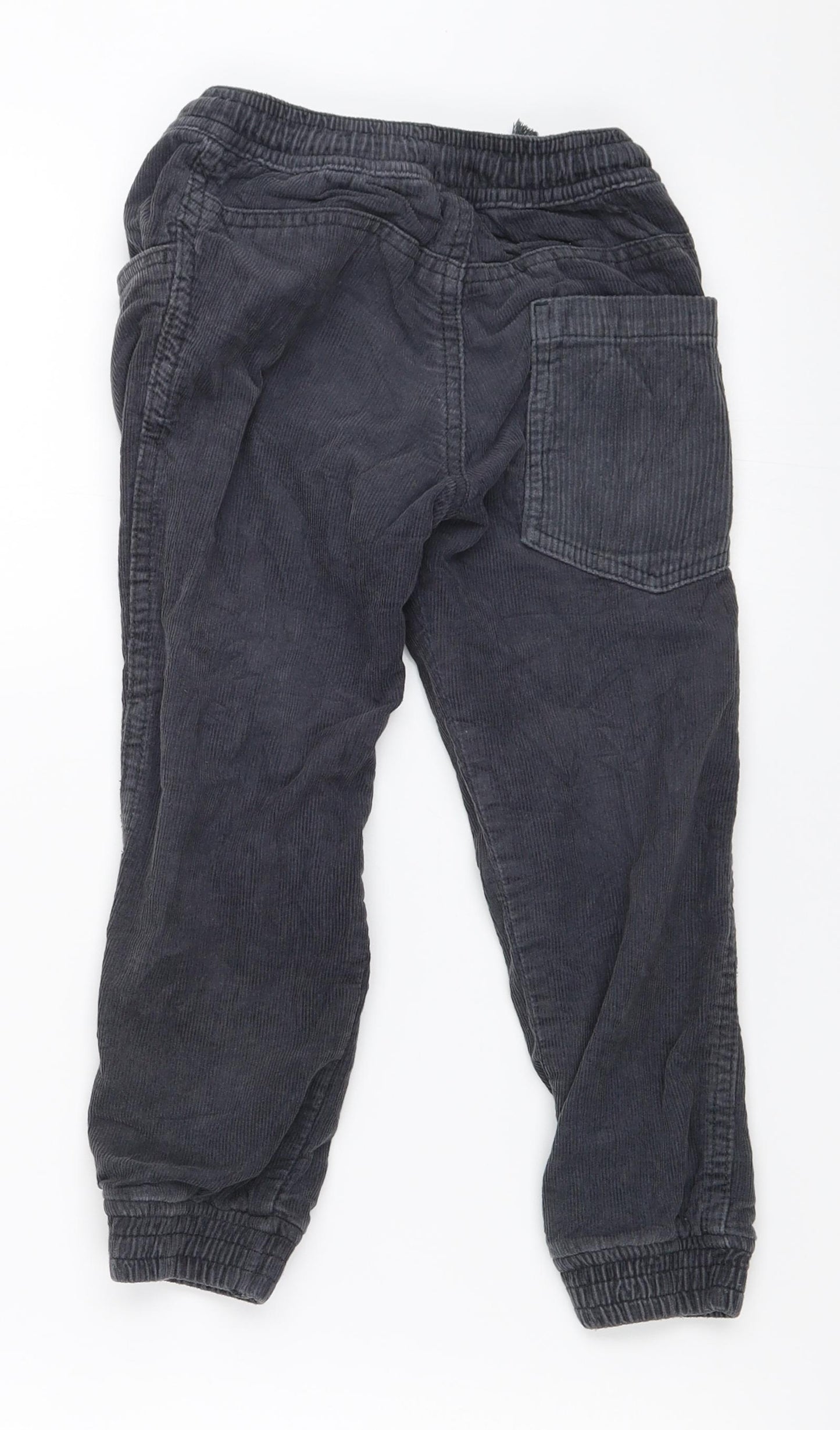 Nutmeg Boys Grey  Corduroy Jogger Trousers Size 3-4 Years