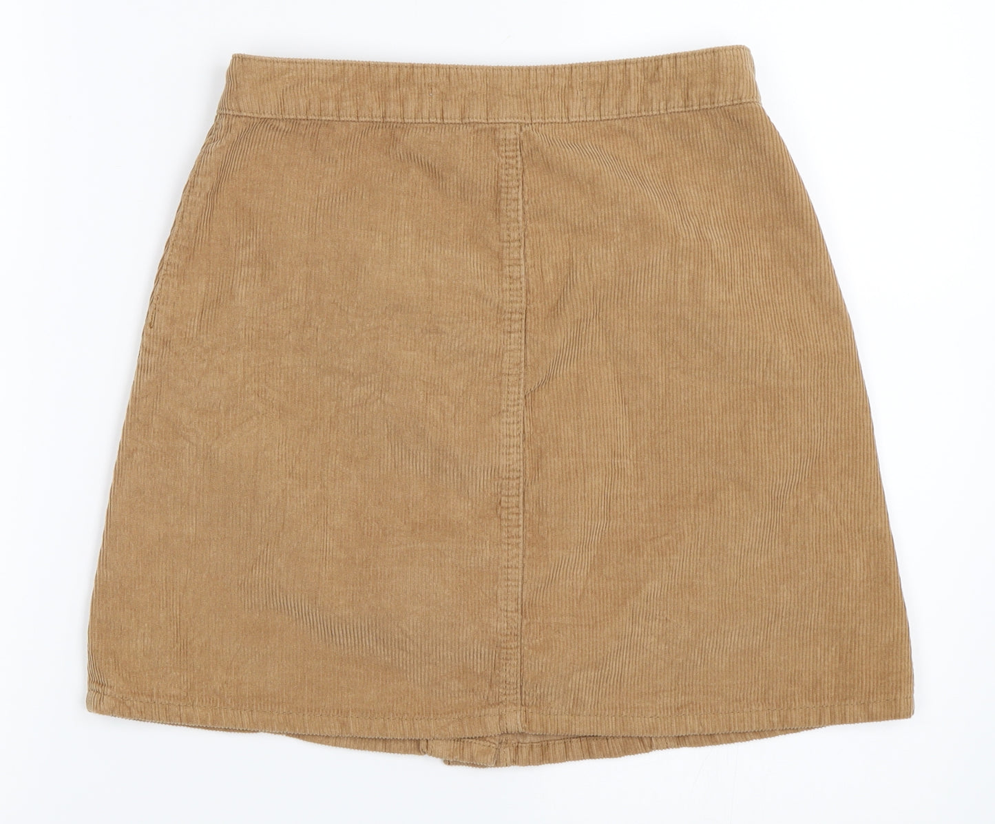 Primark Womens Beige  Corduroy Mini Skirt Size 6